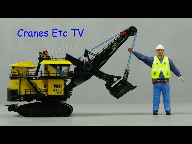 Weiss P&H 4100XPC Electric Mining Shovel by Cranes Etc TV