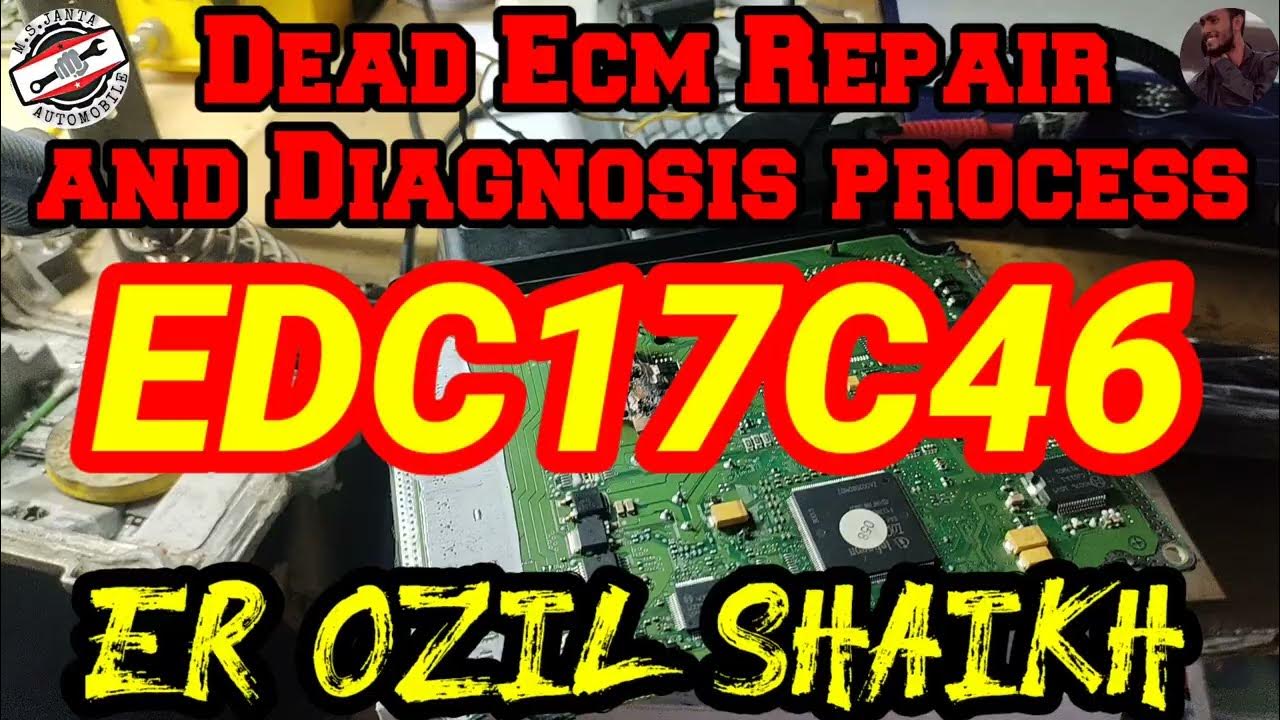 Edc17C46 Ecm Repairing step by step start to end Skoda laura 2010