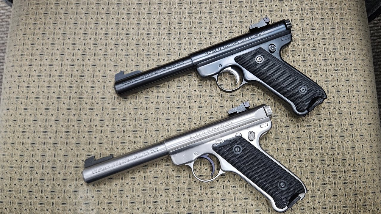 Ruger MK I vs. Ruger MK II Target Pistols 22lr