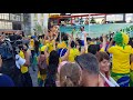 Moscow stormed by Brazilian Fans FIFA world cup 2018