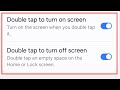 Double Tap Screen On/Off Samsung A35 | Samsung A35 Double Tap Screen On/Off
