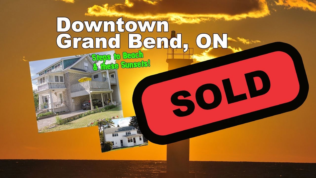 SOLD Grand Bend 2 Houses + 15 Bedrooms on 5 lots STEPS to Grand