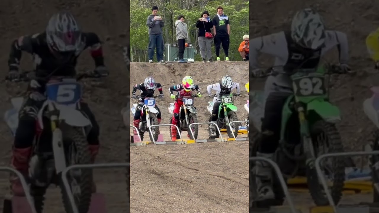 全道モトクロス選手権第1戦 インターナショナルオープンクラス2位 (IB1位)#5酒井隆成 FK racing