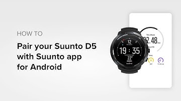 How to pair your Suunto D5 with Suunto app for Android