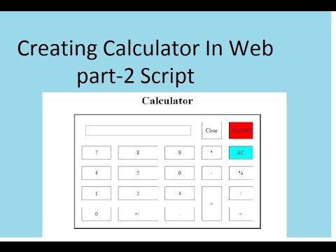 Create Calculator in Web Part-2 - YouTube