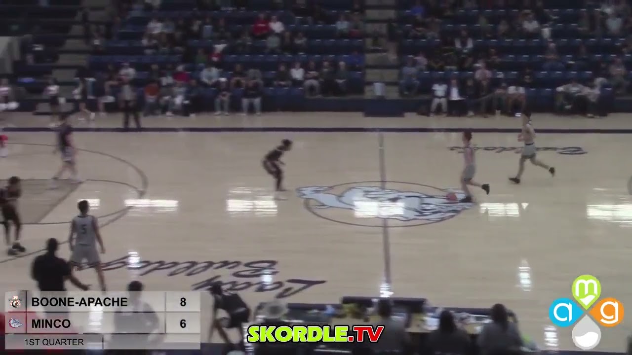 Boone-Apache at Minco Boys Basketball