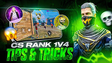 ( 150 ⭐️ ) Cs Rank 1v4 Easy Tips & Tricks 🔥 Oneshot India