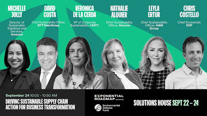 Driving Sustainable Supply Chain Action for Business Transformation