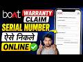 Boat Warranty Claim Serial Number Problem | Boat Warranty Claim Serial Number Kaise Nikale
