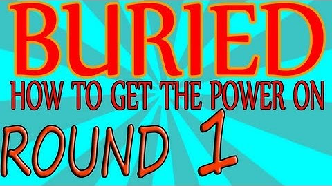 Black Ops 2 - BURIED (Zombies) How you can turn the power on ROUND ONE!!!!