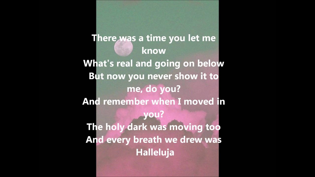 HallelujahRufus Wainwright (Lyrics) YouTube