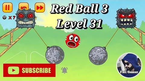 Red ball 3 level 31 @fullgamer07 |Android iOS Mobile Gaming | #redball |Walkthrough