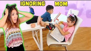 KIDS IGNORING MOM For 24 HOURS!! * Bad Idea * | Jancy Family