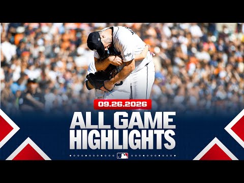 Highlights from ALL GAMES on 9/26 (Justin Verlander's final career start and MORE!)