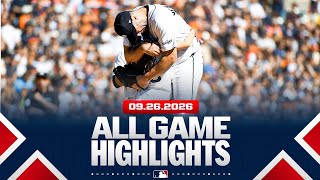 Highlights from ALL GAMES on 9/26 (Justin Verlander's final career start and MORE!) screenshot 1