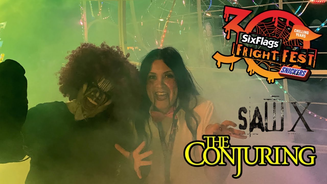 SAW X and THE CONJURING mazes at Six Flags Fright Fest! 