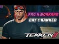 TOP LEVEL HWOARANG DAY 1 RANKED - Tekken 8