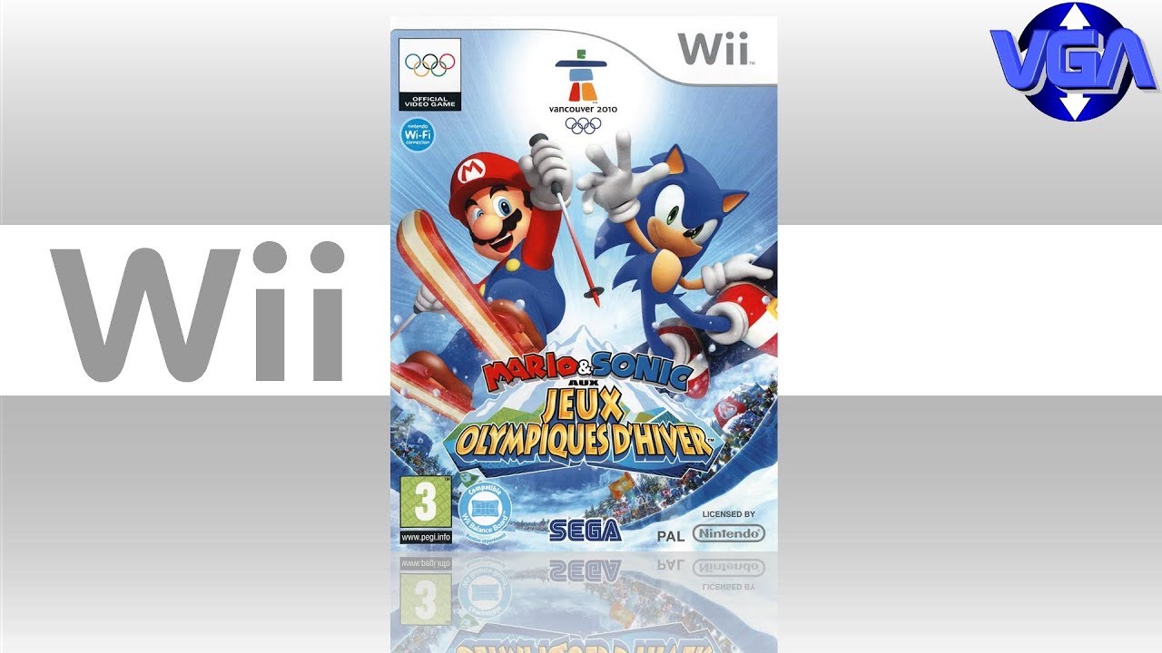 Mario et Sonic aux jeux olympiques d'hiver vancouver Wii ( 2009 ) - YouTube