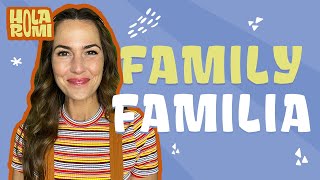 Easy Spanish Lesson for Kids about Family / Familia - Family Members - Learn Spanish Fast