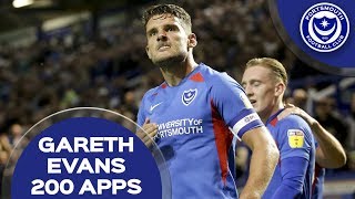 Gareth Evans: 200 Pompey appearances