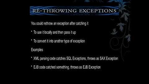 Exception handling in java and other languages part 2.flv