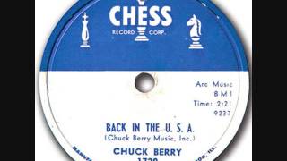 CHUCK BERRY   Back In The USA   78  1959