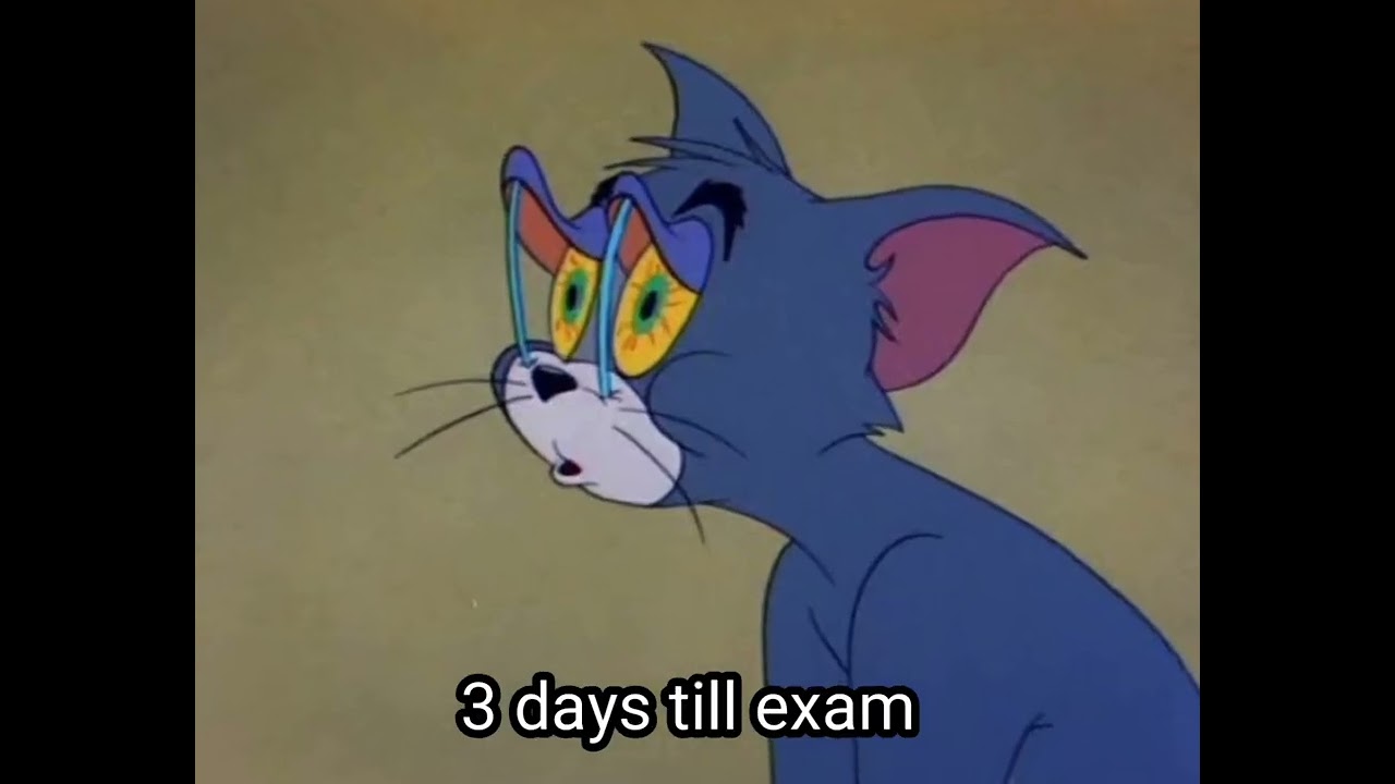 Lernstress, Countdown till exam, studydays