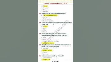 Science mcq for competitive exams| | science mcq class 5 to 8 |science mcqs for job part 2