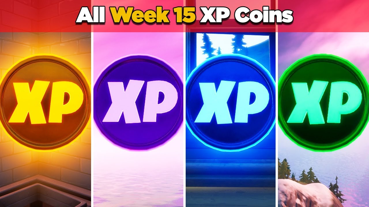 All XP Coins Location Guide WEEK 15 (Fortnite Chapter 2 Season 5)