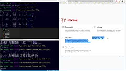 PHP 没有死，最好的框架Framework之一：Laravel 8 的安装、配置、目录结构、第一个网页（中篇）