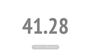 60 second timer but font changes every 6 seconds
