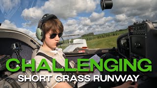 Short Grass Runway Makes 17-Year-Old's Landing Challenging!