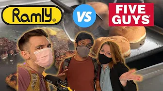 Ramly Burger V Five Guys  🍔 ( The Kumaar Family)