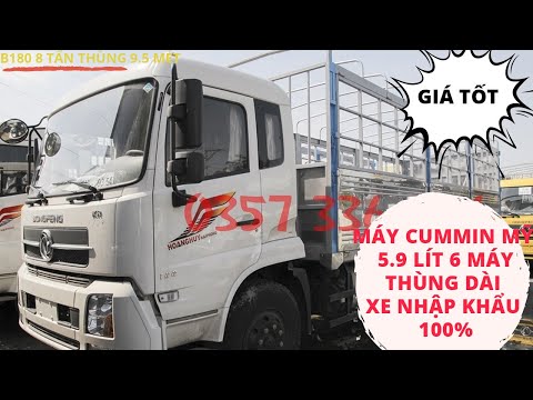 ✅Xe tải 9t Dongfeng B180 Hoàng Huy thùng dài 7m5