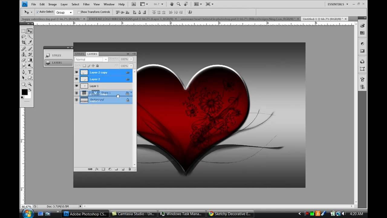 Photoshop Valentines Day Wallpaper HD