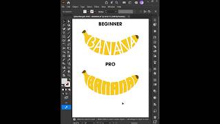 Adobe Illustrator 2026 Tips – How to Create Banana Typography like a PRO #ducthangds