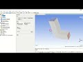 laminar flow and heat transfer through3D L-shaped using ANSYS fluent.