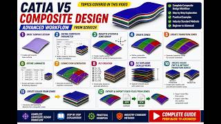 Part -2 CATIA V5 Composite Design Workflow | Zones, Plies, Solids & Stack Files
