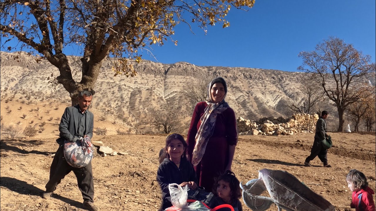 A busy and happy day in Badastan: from cultivation and work to Farzin and Farnaz's games! 🚜🐐 