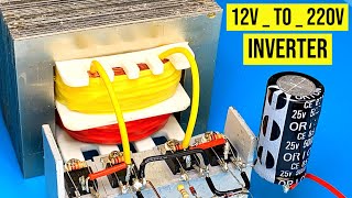 cara membuat inverter sederhana 2500W , gelombang persegi , 4 mosfet , IRF3205 , jlcpcb