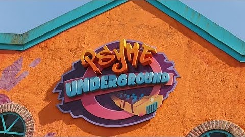 Psyké Underground - Schwarzkopf Shuttle Loop mit LIM-Antrieb - Front Row Onride - Walibi Belgium