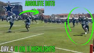 The Dallas Cowboys Training Camp Highlights Were NASTY... | Day 4 Highlights |