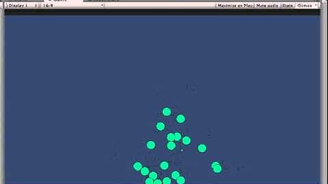 Physics blob test: Unity 2016