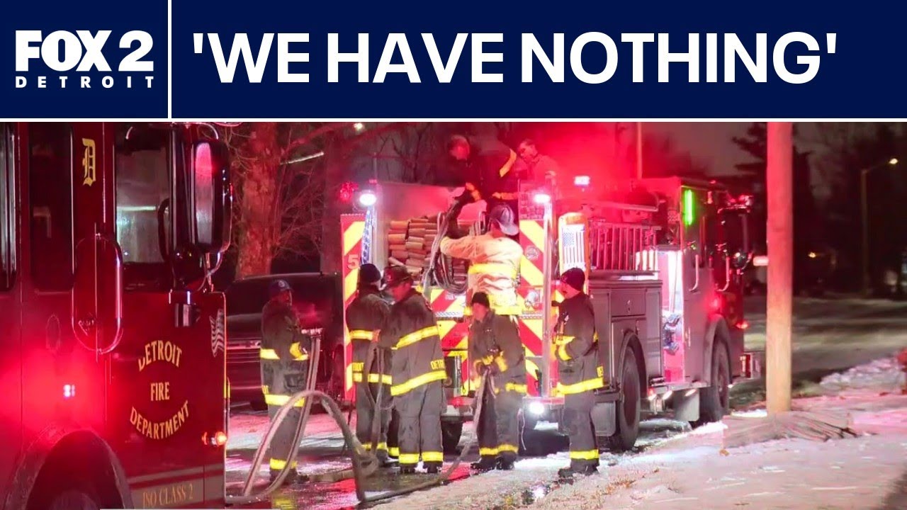 Detroit family of 17 loses everything in fire