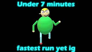 Speedrunning Garrett's Funny Animal Game (Kinda) (Under 7 minutes) ( Ending Clutch) | Baldi's Basics