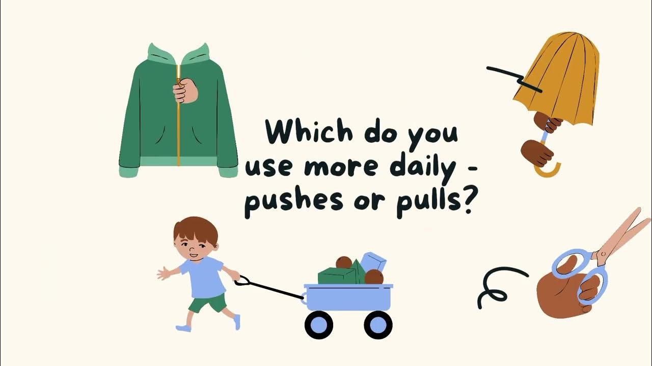 Kids World Differences between Push and Pull Meaning of Push and Pull with example YouTube