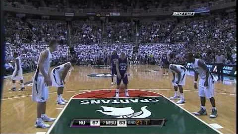 Northwestern Wildcats Basketball vs. Michigan Stat...