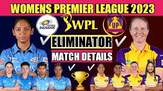 Eliminator match (Semi Final) WPL || Mumbai Indians Vs UP Warriorz || Womens Premier League || #wpl