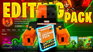 Best Minecraft Editing & Thumbnail Pack 🔥 (Free Download) 2025 I PYES KING