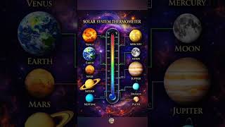 Solar system thermometer #solarsystem #solarsystemfacts #solarsystemexplorers